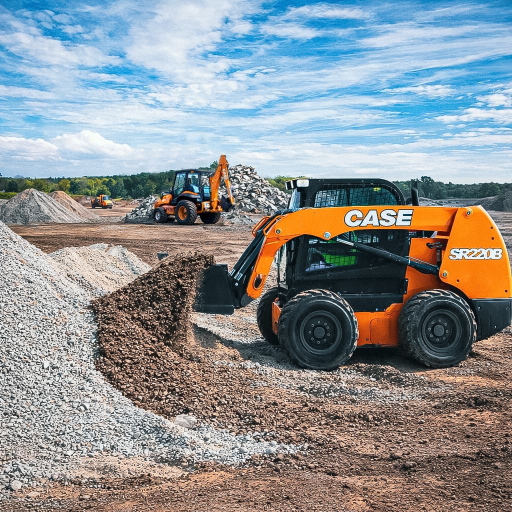 Minicargador SR220B — Potencia compacta para espacios reducidos